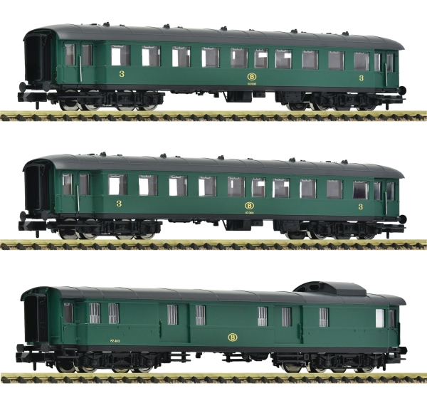 Fleischmann 6260054 - Spur N 3-tlg. Set: Personenzug, SNCB