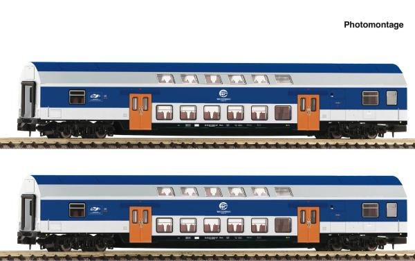 Fleischmann 6260094 -  Spur N 2-tlg. Set: Doppelstockwagen, VEB