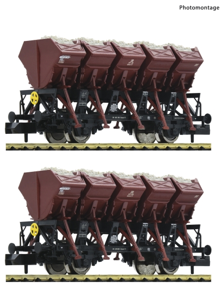 Roco 6660060 - 2-tlg. Set: Muldenkippwagen, DB