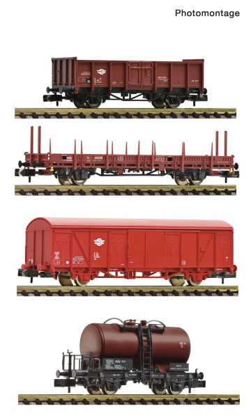 Fleischmann 6660096 - Spur N 4-tlg. Set: Güterzug, MAV