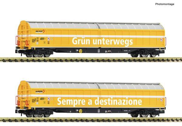 Fleischmann 6660155 - Spur N 2-tlg. Set: Großraum-Schiebewandwagen, Wascosa