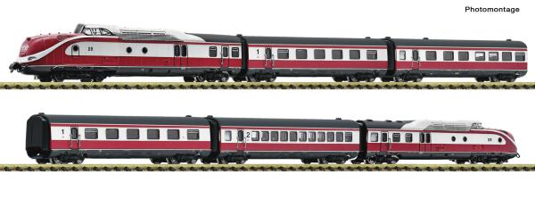 Fleischmann 7770010 - Spur N 6-tlg. Set: Dieseltriebzug VT 601 „Max Liebermann“, DR