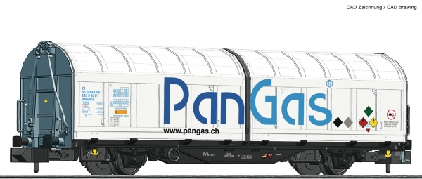 Fleischmann 826254 - Schiebewandwagen, SBB Cargo