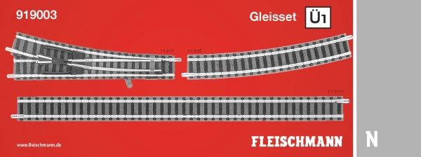 Fleischmann 919003 - Gleisset Ü1, Überholgleis 1
