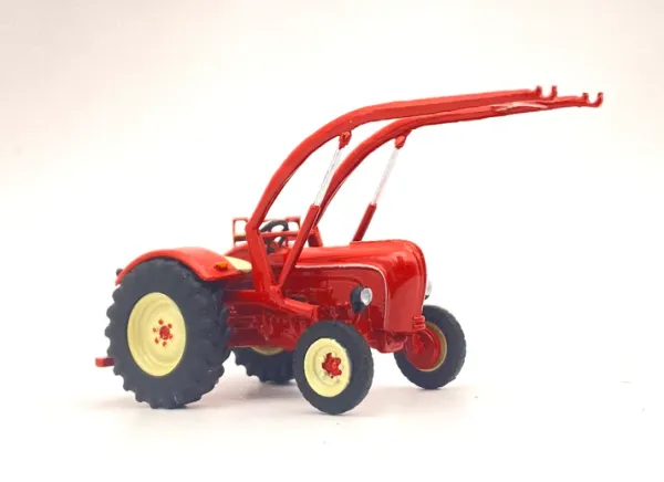 Kußmaul Modelle H0-POD-N308-FLX - Spur HO Porsche Diesel Super N308 mit Frontlader, Traktor, Schlepper