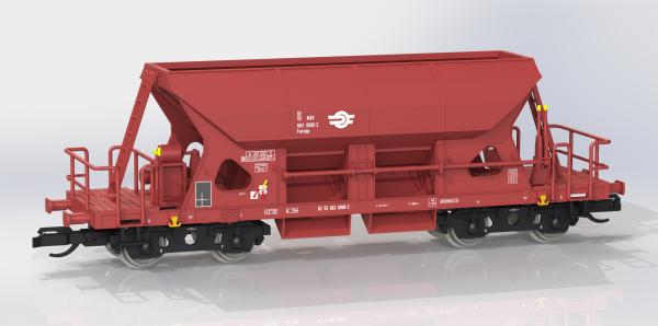 Igra Modell 96500024 - Spur TT Selbstenladenwagen Faccpp Máv, Ep. V