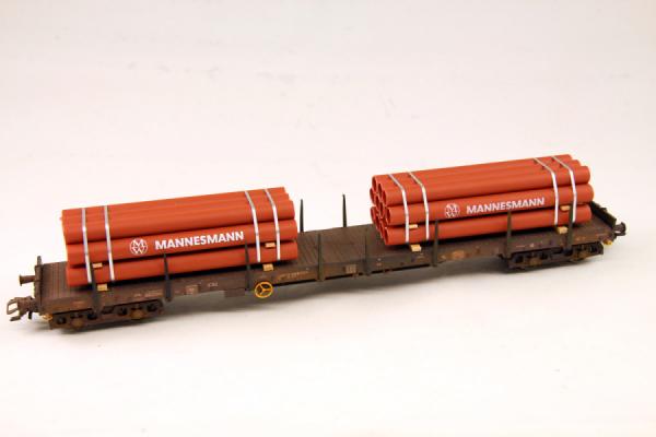Ladegüter Bauer H01361 - Spur HO Mannesmannröhren, 2er Set