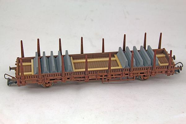 Ladegüter Bauer - Spur H0 1394 Fahrbahntrenner aus Beton