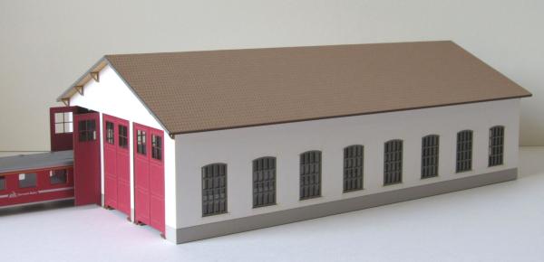 Laffont H10801 - Spur H0 Wagen- und Lokhalle Zermatt