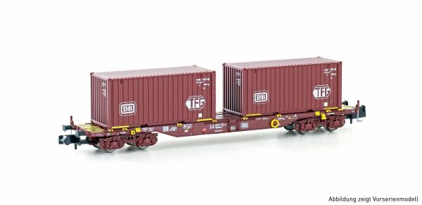 Hobbytrain H23202 Spur N Containerwagen Sgjkkmms 699 DB, Ep.IV, DB/TFG