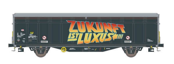 Hobbytrain H24669 - Spur N Schiebewandwagen Hbbillns SBB, Ep.VI, Graffiti-Serie (7)