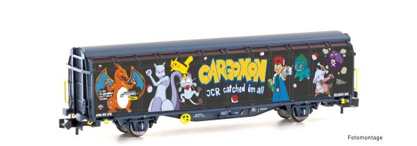 Hobbytrain H24671 - Spur N Schiebewandwagen Hbbillns SBB, Ep.VI Graffiti-Serie (9)