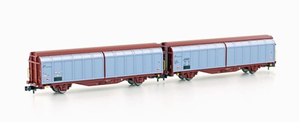 Hobbytrain H24681 - SpurN  2ER SET SCHIEBEWANDWAGEN HBBILLNS FS TRENITALIA, EP.V-VI