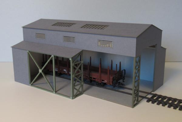 Laffont H2501 - Spur HO  Halboffene Mehrzweckhalle