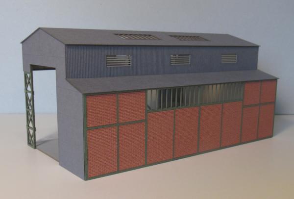 Laffont H2501 - Spur HO  Halboffene Mehrzweckhalle
