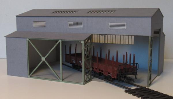 Laffont H2501 - Spur HO  Halboffene Mehrzweckhalle