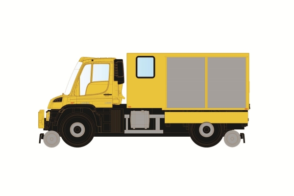 Hobbytrain H32301- Spur N Zweiwege Unimog U423, Ep.VI, neutral, DC/DCC