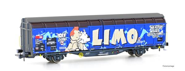Hobbytrain H45107 - Spur H0 Schiebewandwagen Bauart Hbbillns der SBB, Epoche VI  5