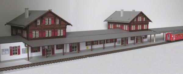 Laffont H5301 - Spur HO Bahnhof Zermatt