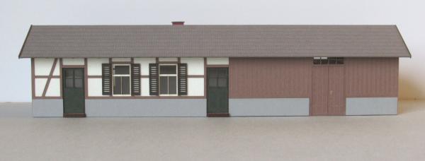 Laffont H8601 - Spur HO Bauernhaus mit angebauter Scheune