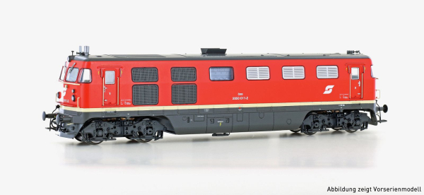 Jägerndorfer 20512 - Spur HO Diesellokomotive 2050.011, ÖBB, Sound