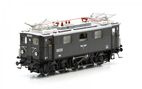 Jägerndorfer 22602 - Spur HO E-Lok E88 204 DRG Ep.II, graublau, Sound