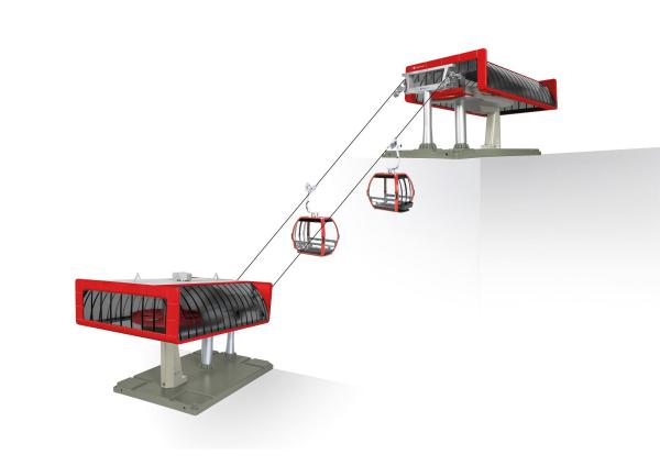 Jägerndorfer 84841 - 1:32  Gipfelbahn D-Line Profiset schwarz/rot