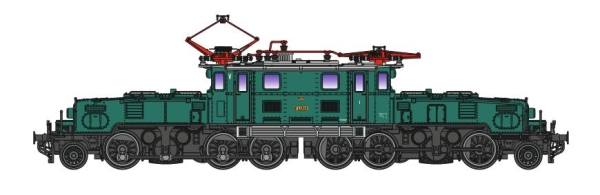 Jägerndorfer 60202_5 - Spur N E-Lok ÖBB 1100.102 grün Sound