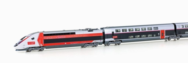 Kato/Lemke K101762 - TRIEBZUG TGV DUPLEX, 10-TLG. SNCF/LYRIA, EP.VI