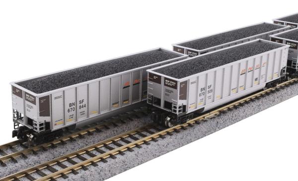 Kato/Lemke K106-4633 - Spur N 8er Set Schüttgutwagen BNSF, Ep.V-VI