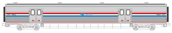Kato/Lemke K156-0965 - Spur N Packwagen Viewliner Amtrak, Ep.V-VI, Ph.III