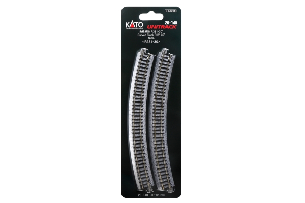 Kato/Lemke K20-140 - Spur N Gleis gebogen R381mm 30° 4 St