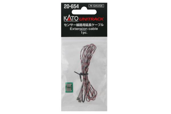 Kato/Lemke K20-654 - Spur N Verlängerungskabel für Sensorgleise 90cm