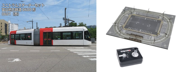 Kato/Lemke K40-903 - Spur N Startset mit Straßenbahn Portram + Oval + Fahrregler