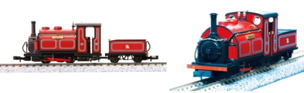 Kato/Lemke K51201B - DAMPFLOK 0-4-0 FR, EP.II-VI, ROT, PRINCE