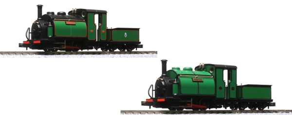 Kato/Lemke K51201F - Spur HOe DAMPFLOK 0-4-0 FR, EP.IV-VI, GRÜN, PRINCE