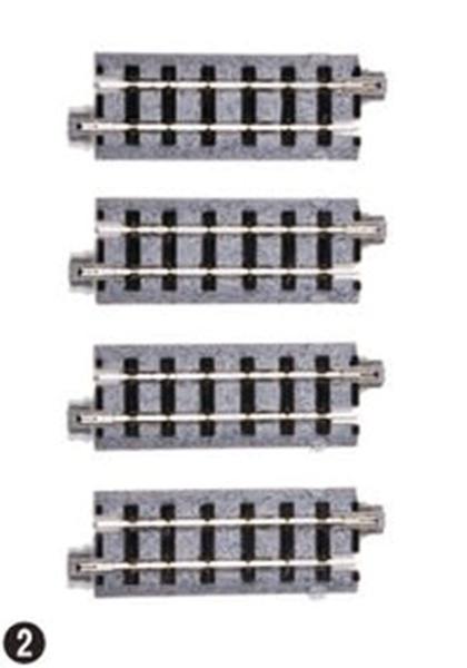 Kato/Lemke K52-140 - Spur HOe Schmalspurgleis gerade 62mm (4 Stk.)