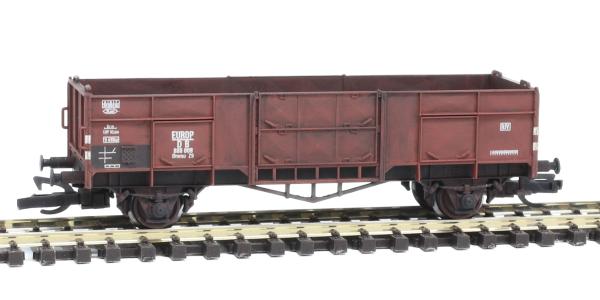 Igra Modell 96600007W - Spur TT Offener Wagen Ommu 39 DB Europ patiniert, Ep.III