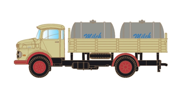 Minis/Lemke LC3480 - Spur N MB L322 Pritsche mit Tank Milch