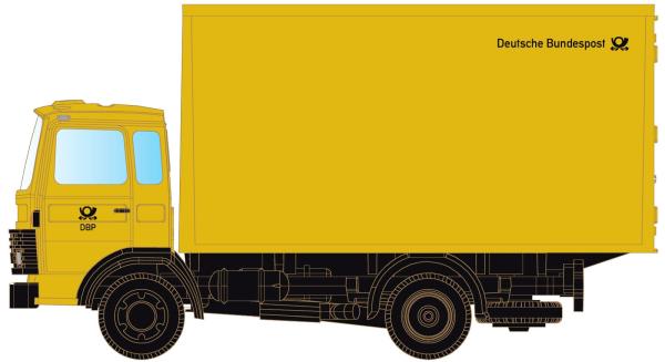 Minis/Lemke LC4804 - Spur N Magirus MK 130M8 mit Koffer – Deutsche Bundespost