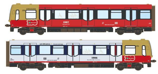 Lemke Collection LC90486 Spur TT Standmodell BR 481 DBAG/S-Bahn Berlin, 100 Jahre #1