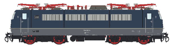 LS Models 16030DCS - Spur H0 E-Lok E 310 002 der DB, Ep.III,  Sound