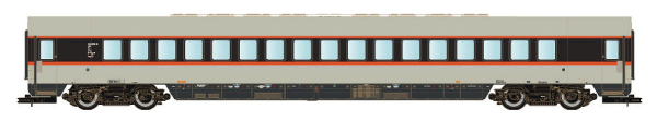 LSModels 16504 - Spur HO DB IC Großraumwagen grau/rot/schwarz Ep.4a, Ergänzungswagen zum ET403, AC Wechselstrom