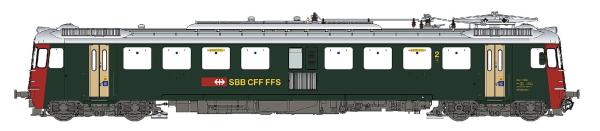 LS Models 17548S - Spur H0 Elektrotriebwagen RBe4/4 1404 der SBB, Ep,IV/V, Sound, AC