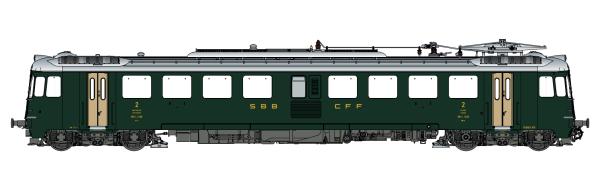 LS Models 17545 - Spur H0 Elektrotriebwagen Baureihe RBe 4/4 der SBB, Ep, III, AC