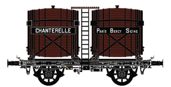 LS Models 30562 Spur H0 Weinfasswagen OCEM "CHANTERELLE", Epoche III