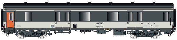 LS Models 31235 - Spur HO Packwagen MC76 Dd2s SNCF, Ep.IV, Corail