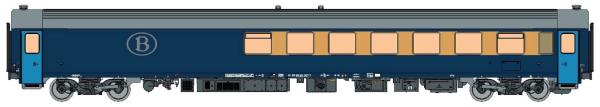 LS Models 42997 - Spur H0 Speisewagen I10 Resto SNCB, Ep.V, Sonderserie Belgien, DC