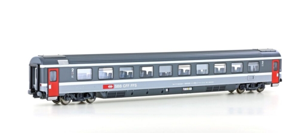LS Models 47363 - Spur HO EC PERSONENWAGEN, 2.KL. BPM SBB, EP.V, GRAU/GRAU