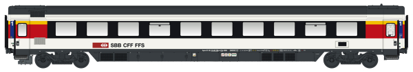 LS Modell 47389 - Spur HO EC Personenwagen, 1.Kl. Apm SBB, Ep.VI, neue Farbgebung